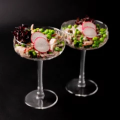 Liežuvio salotos su žal.žirnėliais 0,5 kg