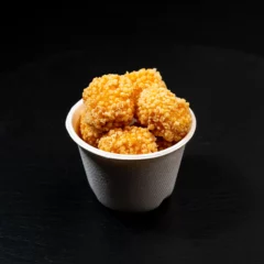 Skrudinti vištienos rutuliukai ryžių paniruotėje 6 vnt.